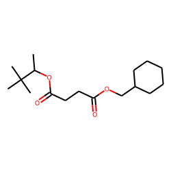 Succinic acid, cyclohexylmethyl 3,3-dimethylbut-2-yl ester