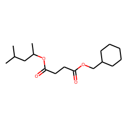 Succinic acid, cyclohexylmethyl 4-methylpent-2-yl ester