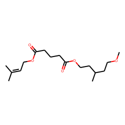 Glutaric acid, 3-methylbut-2-en-1-yl 3-methyl-5-methoxypentyl ester