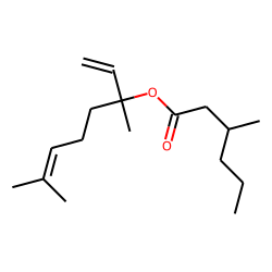 linalyl 3-methylhexanoate