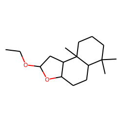 12-ethoxy-8 «alpha»,12-epoxy-13,14,15,16-tertanorlabdane