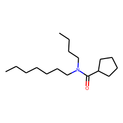 Cyclopentanecarboxamide, N-butyl-N-heptyl-