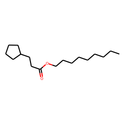 3-Cyclopentylpropionic acid, nonyl ester
