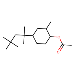 Cyclohexanol, 2-methyl-4-tert.-octyl, acetate
