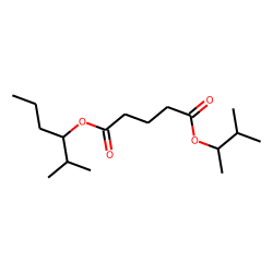 Glutaric acid, 3-methylbut-2-yl 2-methylhex-3-yl ester