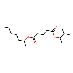 Glutaric acid, 3-methylbut-2-yl 2-heptyl ester
