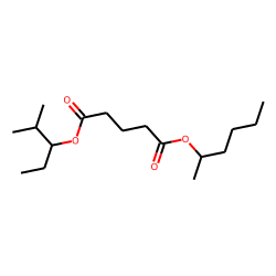 Glutaric acid, 2-methylpent-3-yl 2-hexyl ester