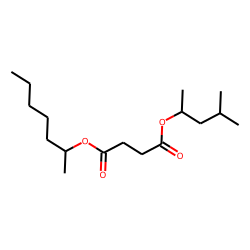 Succinic acid, hept-2-yl 4-methylpent-2-yl ester