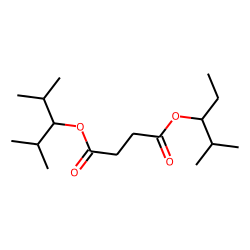 Succinic acid, 2-methylpent-3-yl 2,4-dimethylpent-3-yl ester