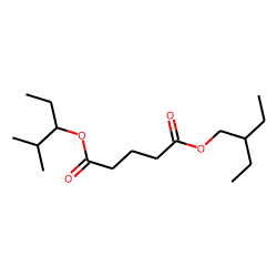 Glutaric acid, 2-methylpent-3-yl 2-ethylbutyl ester