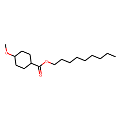 Cyclohexanecarboxylic acid, 4-methoxy-, nonyl ester