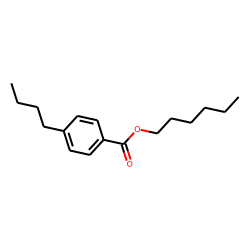 4-Butylbenzoic acid, hexyl ester