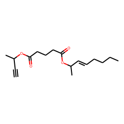 Glutaric acid, but-3-yn-2-yl oct-3-en-2-yl ester