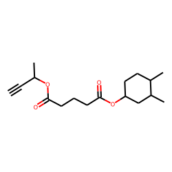 Glutaric acid, 3,4-dimethylcyclohexyl but-3-yn-2-yl ester