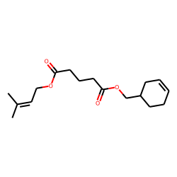 Glutaric acid, (cyclohex-3-enyl)methyl 3-methylbut-2-en-1-yl ester