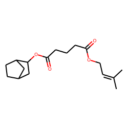 Glutaric acid, 2-norbornyl 3-methylbut-2-en-1-yl ester