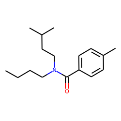 Benzamide, 4-methyl-N-butyl-N-3-methylbutyl-