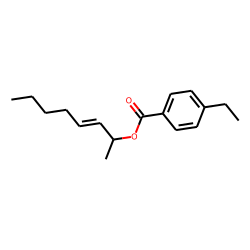 4-Ethylbenzoic acid, oct-3-en-2-yl ester