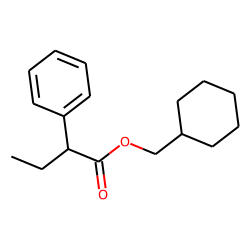 Butyric acid, 2-phenyl-, cyclohexylmethyl ester