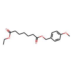 Pimelic acid, ethyl 4-methoxybenzyl ester