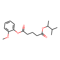 Glutaric acid, 3-methylbut-2-yl 2-methoxyphenyl ester