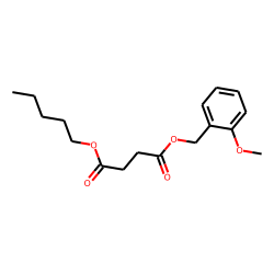 Succinic acid, 2-methoxybenzyl pentyl ester