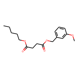 Succinic acid, 3-methoxybenzyl pentyl ester