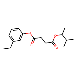 Succinic acid, 3-methylbut-2-yl 3-ethylphenyl ester