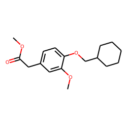 (3-methoxy-4-cyclohexylmethoxy-phenyl)-acetic acid, methyl ester