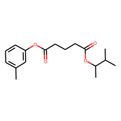 Glutaric acid, 3-methylbut-2-yl 3-methylphenyl ester