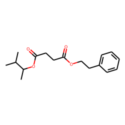 Succinic acid, 3-methylbut-2-yl phenethyl ester