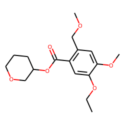 Benzoic acid 5-ethoxy-4-methoxy-2-methoxymethyl-tetrahydro-pyran-3-yl ester