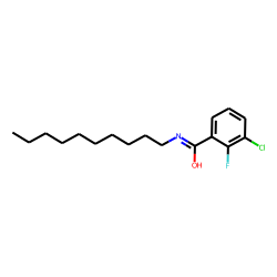 Benzamide, 3-chloro-2-fluoro-N-decyl-