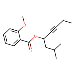 o-Anisic acid, 2-methyloct-5-yn-4-yl ester