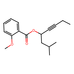 o-anisic acid, 2-methyloct-5-yn-4-yl ester
