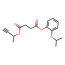 Succinic acid, but-3-yn-2-yl 2-isopropoxyphenyl ester