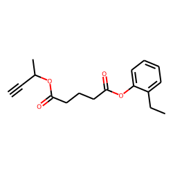 Glutaric acid, but-3-yn-2-yl 2-ethylphenyl ester
