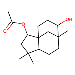 (3S,3aS,6R,7R,9aS)-6-Hydroxy-1,1,7-trimethyldecahydro-3a,7-methanocyclopenta[8]annulen-3-yl acetate