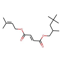 Fumaric acid, 2,4,4-trimethylpentyl 3-methylbut-2-en-1-yl ester