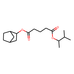 Glutaric acid, 2-norbornyl 3-methylbut-2-yl ester