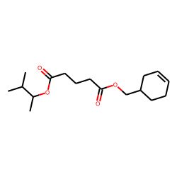 Glutaric acid, (cyclohex-3-enyl)methyl 3-methylbut-2-yl ester