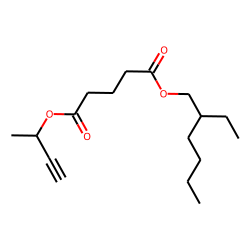 Glutaric acid, 2-ethylhexyl but-3-yn-2-yl ester