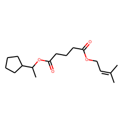 Glutaric acid, 1-cyclopentylethyl 3-methylbut-2-en-1-yl ester