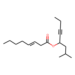 Oct-3-enoic acid, 2-methyloct-5-yn-4-yl ester