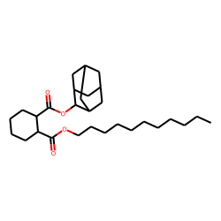 1,2-Cyclohexanedicarboxylic acid, 2-adamantyl undecyl ester