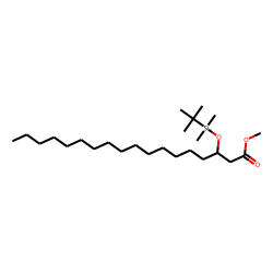 3-Hydroxy-stearic acid, methyl ester, 3-tBDMS ether