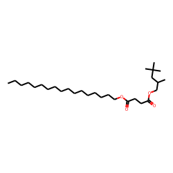 Succinic acid, heptadecyl 2,4,4-trimethylpentyl ester