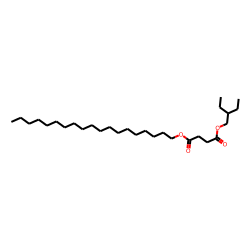 Succinic acid, 2-ethylbutyl nonadecyl ester