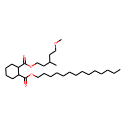 1,2-Cyclohexanedicarboxylic acid, 5-methoxy-3-methylpentyl tetradecyl ester