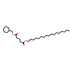 Glutaric acid, cyclohexylmethyl heptadecyl ester
